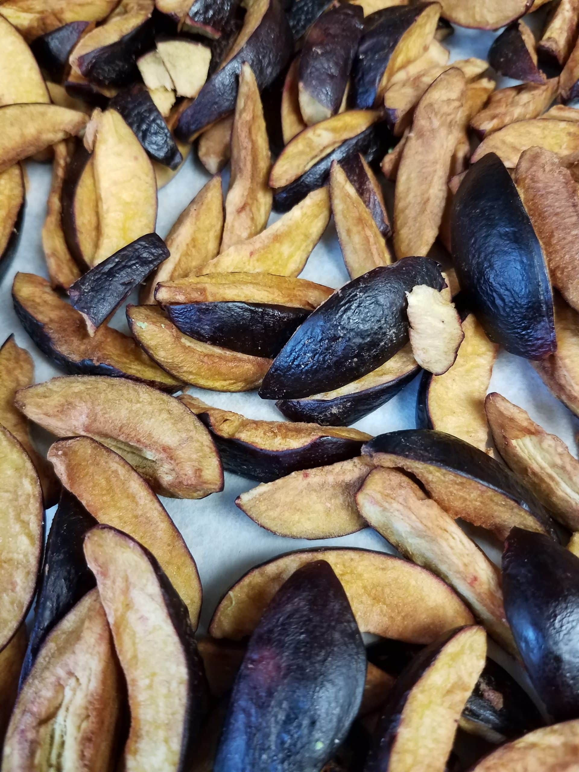 Freeze dried plums.